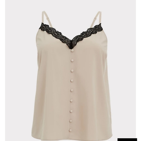 Torrid Beige Spaghetti Strap Top - Picture 2 of 9